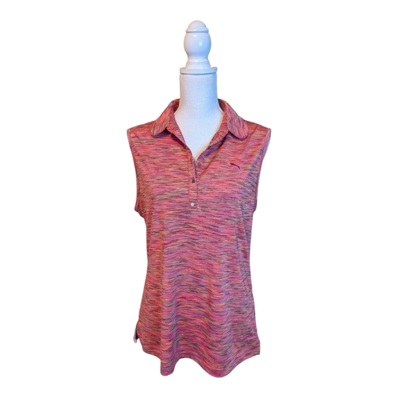 PUMA Sleeveless DAILY GOLF Polo Drifit Fabric SZ L - Picture 1 of 12